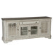 Magnolia Manor - Entertainment TV Stand (Glass Doors) - Antique White – TV Stands by Liberty Furniture at Furniture Wholesale Plus , Nashville furniture store