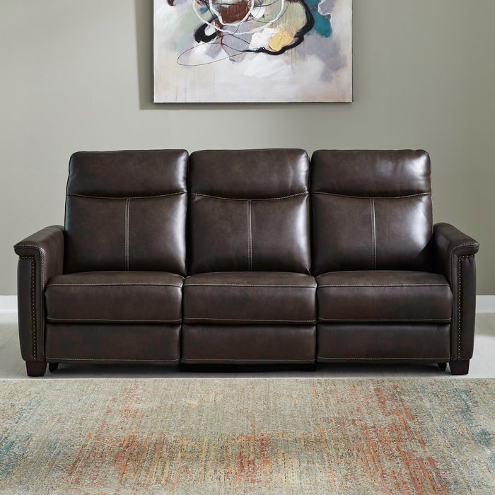 Crawford - Sofa P3 & ZG - Finch Cacao – Reclining Sofas by Liberty Furniture at Furniture Wholesale Plus , Nashville furniture store