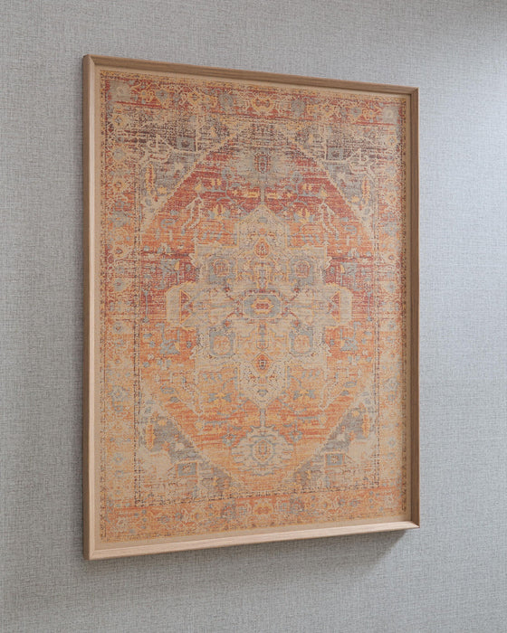 Kerrickson - Wall Art - Red / Orange / Blue – Canvas Art by Signature Design by Ashley® at Furniture Wholesale Plus , Nashville furniture store