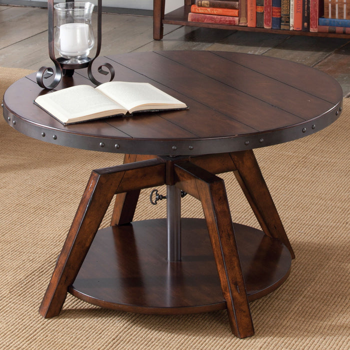 Aspen Skies - Motion Cocktail Table – Cocktail Tables by Liberty Furniture at Furniture Wholesale Plus , Nashville furniture store