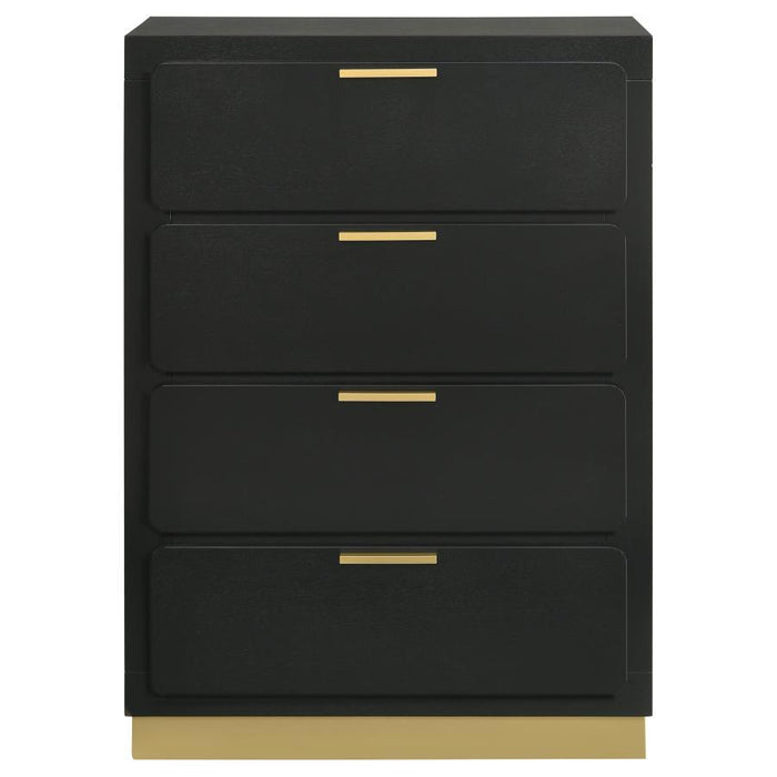Caraway - 4-Drawer Bedroom Chest – Accent Chests by Coaster Fine Furniture at Furniture Wholesale Plus , Nashville furniture store