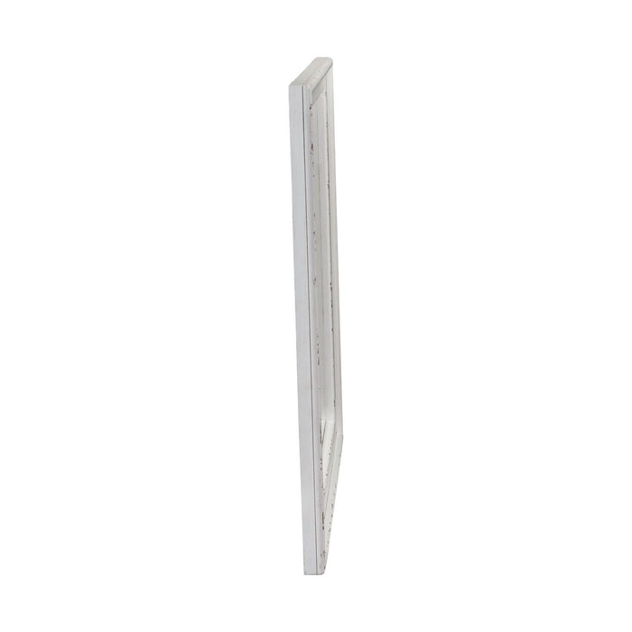 Backroads - Landscape Mirror - Weathered White – Landscape Mirrors by Liberty Furniture at Furniture Wholesale Plus , Nashville furniture store