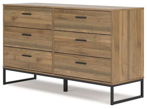 Deanlow - Six Drawer Dresser - Honey – Dressers by Signature Design by Ashley® at Furniture Wholesale Plus , Nashville furniture store