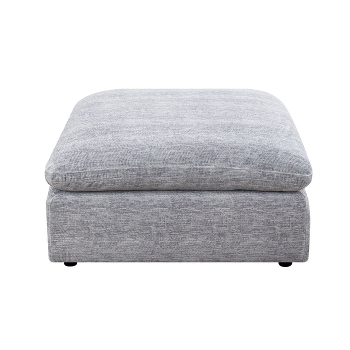 Cloud 9 - Ottoman - Zaftag Dove – Upholstered Ottomans by Elements International at Furniture Wholesale Plus , Nashville furniture store