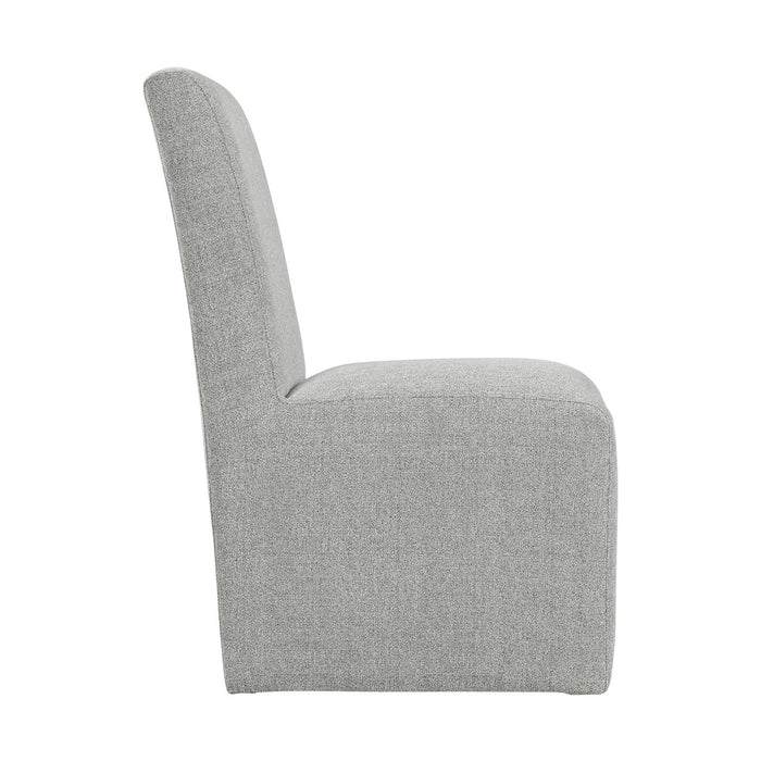 Nero - Upholstered Side Chair (Set of 2) - Gray – Chair Sets by Elements International at Furniture Wholesale Plus , Nashville furniture store