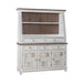 River Place - Server & Hutch - Riverstone White & Tobacco – Hutches & Buffets by Liberty Furniture at Furniture Wholesale Plus , Nashville furniture store