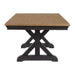 Montrose - Dining Table With 20" Leaf - Espresso And Brown – Dining Tables with Extensions by Elements International at Furniture Wholesale Plus , Nashville furniture store