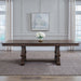 Providence Park - Trestle Table - Chateau Brown – Dining Tables by Liberty Furniture at Furniture Wholesale Plus , Nashville furniture store