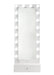 Luxo - Tall Lighted Drawer Vanity Mirror - White – Vanity Mirrors by Crown Mark at Furniture Wholesale Plus , Nashville furniture store