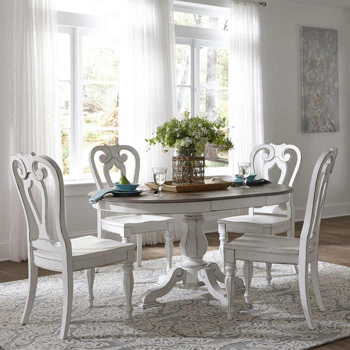 Magnolia Manor - Pedestal Table Set – 5 Piece Dining Room Sets by Liberty Furniture at Furniture Wholesale Plus , Nashville furniture store