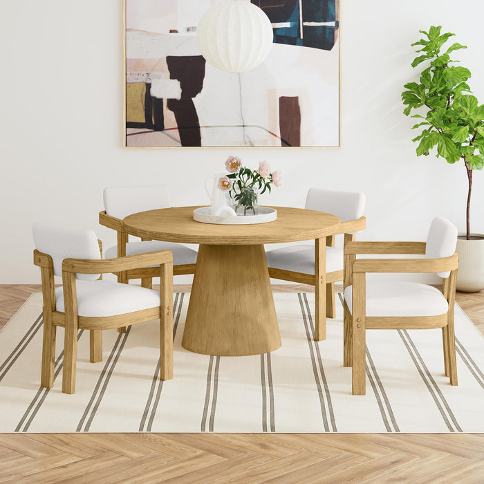 Portland - Round Dining Table – Dining Tables by Elements International at Furniture Wholesale Plus , Nashville furniture store