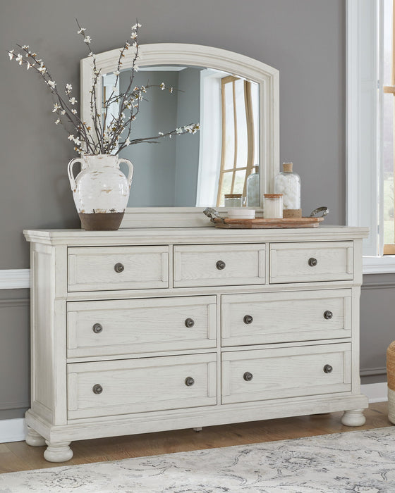 Robbinsdale - Dresser, Mirror - Antique White – Dresser & Mirror by Signature Design by Ashley® at Furniture Wholesale Plus , Nashville furniture store