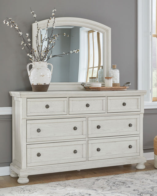 Robbinsdale - Dresser, Mirror - Antique White – Dresser & Mirror by Ashley® at Furniture Wholesale Plus , Nashville furniture store