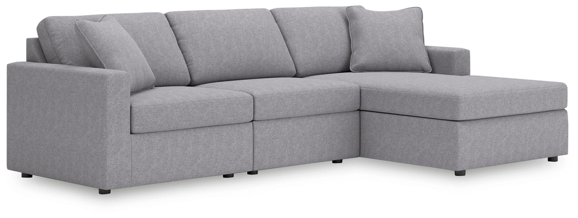 Modmax - L-Shaped Sectional - Granite – Stationary Sectionals by Signature Design by Ashley® at Furniture Wholesale Plus , Nashville furniture store