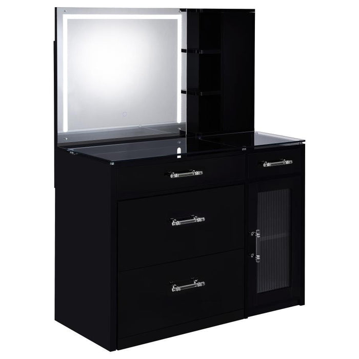 Flora - 2-Drawer Vanity Set With LED Mirror – Vanity Sets by Coaster Fine Furniture at Furniture Wholesale Plus , Nashville furniture store