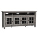 Heartland - Entertainment TV Stand - Antique White / Tobacco Tops – TV Stands by Liberty Furniture at Furniture Wholesale Plus , Nashville furniture store