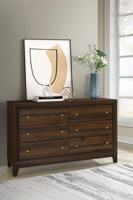 Welsley - 6-Drawer Dresser – Dressers by Coaster Fine Furniture at Furniture Wholesale Plus , Nashville furniture store