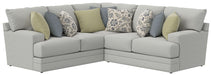 Stockbridge - Sectional With Comfort Coil Seating And 9 Accent Pillows Included – Stationary Sectionals by Jackson at Furniture Wholesale Plus , Nashville furniture store