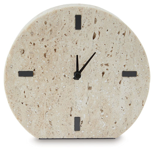 Donfordson - Table Clock - Premium Tabletop Clocks from Signature Design by Ashley® - Just $78! Shop now at Furniture Wholesale Plus  We are the best furniture store in Nashville, Hendersonville, Goodlettsville, Madison, Antioch, Mount Juliet, Lebanon, Gallatin, Springfield, Murfreesboro, Franklin, Brentwood