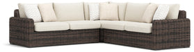 Kimora - Outdoor Sectional – Stationary Sectionals by Signature Design by Ashley® at Furniture Wholesale Plus , Nashville furniture store