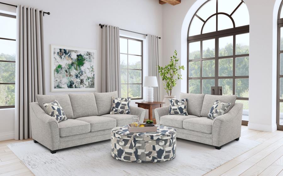 Tomkins - Boucle Upholstered Sofa Set - Premium Stationary Sofas & Loveseats from Coaster Fine Furniture - Just $1749! Shop now at Furniture Wholesale Plus  We are the best furniture store in Nashville, Hendersonville, Goodlettsville, Madison, Antioch, Mount Juliet, Lebanon, Gallatin, Springfield, Murfreesboro, Franklin, Brentwood