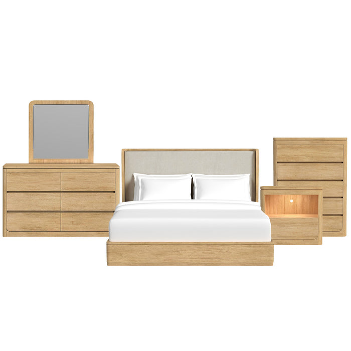 Rosalie - Upholstered Bedroom Set – 3 Piece Bedroom Sets by Elements International at Furniture Wholesale Plus , Nashville furniture store