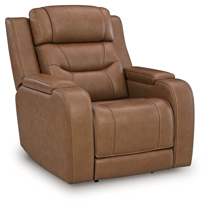 Knightington - 3 Pc. - Power Reclining Sofa, Loveseat And Recliner - Caramel – 3 Piece Living Room Sets by Signature Design by Ashley® at Furniture Wholesale Plus , Nashville furniture store