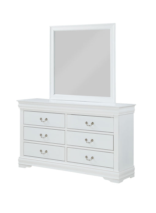 Louis Philip - Dresser, Mirror – Dresser & Mirror by Crown Mark at Furniture Wholesale Plus , Nashville furniture store