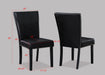 Tanner - Side Chair (Set of 2) - Black – Chair Sets by Crown Mark at Furniture Wholesale Plus , Nashville furniture store