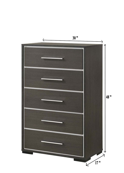 Sharpe - Chest - Dark Gray – Accent Chests by Crown Mark at Furniture Wholesale Plus , Nashville furniture store