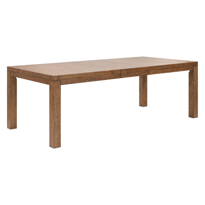 Shaker Lakes - Rectangular Leg Table - Harvest Brown – Dining Tables with Extensions by Liberty Furniture at Furniture Wholesale Plus , Nashville furniture store