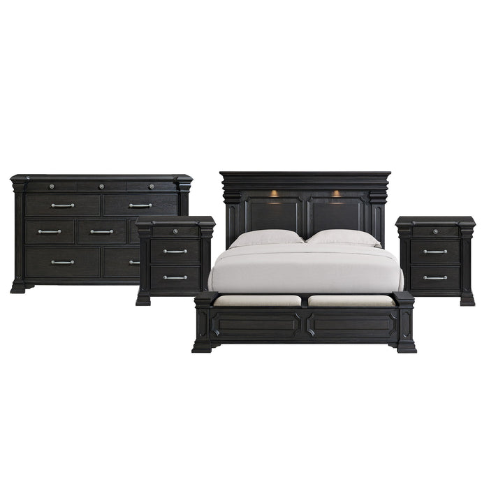 Kings Court - Storage Bedroom Set – 3 Piece Bedroom Sets by Elements International at Furniture Wholesale Plus , Nashville furniture store
