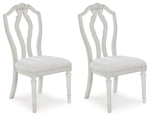 Montelaine - Antique White - Dining Upholstered Side Chair (Set of 2) - Premium Chair Sets from Benchcraft® - Just $278! Shop now at Furniture Wholesale Plus  We are the best furniture store in Nashville, Hendersonville, Goodlettsville, Madison, Antioch, Mount Juliet, Lebanon, Gallatin, Springfield, Murfreesboro, Franklin, Brentwood