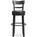 Valebeck -  Tall Upholstered Swivel Barstool - Premium Bar Height (28"-30") from Signature Design by Ashley® - Just $208! Shop now at Furniture Wholesale Plus  We are the best furniture store in Nashville, Hendersonville, Goodlettsville, Madison, Antioch, Mount Juliet, Lebanon, Gallatin, Springfield, Murfreesboro, Franklin, Brentwood