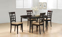 Gabriel - Extension Leaf Dining Table Set – 5 Piece Dining Room Sets by Coaster Fine Furniture at Furniture Wholesale Plus , Nashville furniture store