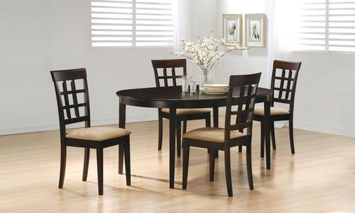 Gabriel - Extension Leaf Dining Table Set – 5 Piece Dining Room Sets by Coaster Fine Furniture at Furniture Wholesale Plus , Nashville furniture store