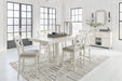 Robbinsdale - Rectangular Counter Height Dining Extension Table Set - Premium 7 Piece Dining Room Sets from Signature Design by Ashley® - Just $1478! Shop now at Furniture Wholesale Plus  We are the best furniture store in Nashville, Hendersonville, Goodlettsville, Madison, Antioch, Mount Juliet, Lebanon, Gallatin, Springfield, Murfreesboro, Franklin, Brentwood
