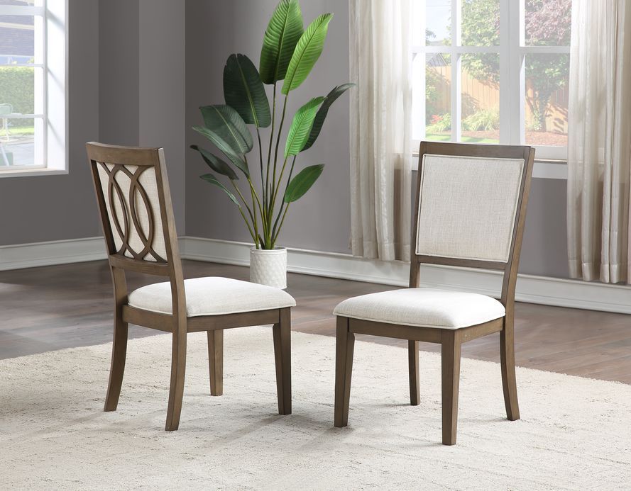 Bordeaux - Side Chair (Set of 2) - Brown – Chair Sets by Steve Silver Furniture at Furniture Wholesale Plus , Nashville furniture store