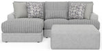 Titan - Sectional With Comfort Coil Seating, Cocktail Ottoman And Accent Pillows Included – 2 Piece Living Room Sets by Jackson at Furniture Wholesale Plus , Nashville furniture store