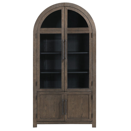 Burlington - Curio - Brown – Curio Cabinets by Steve Silver Furniture at Furniture Wholesale Plus , Nashville furniture store