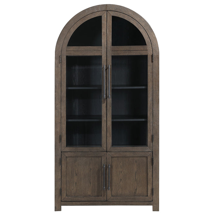 Burlington - Curio - Brown – Curio Cabinets by Steve Silver Furniture at Furniture Wholesale Plus , Nashville furniture store