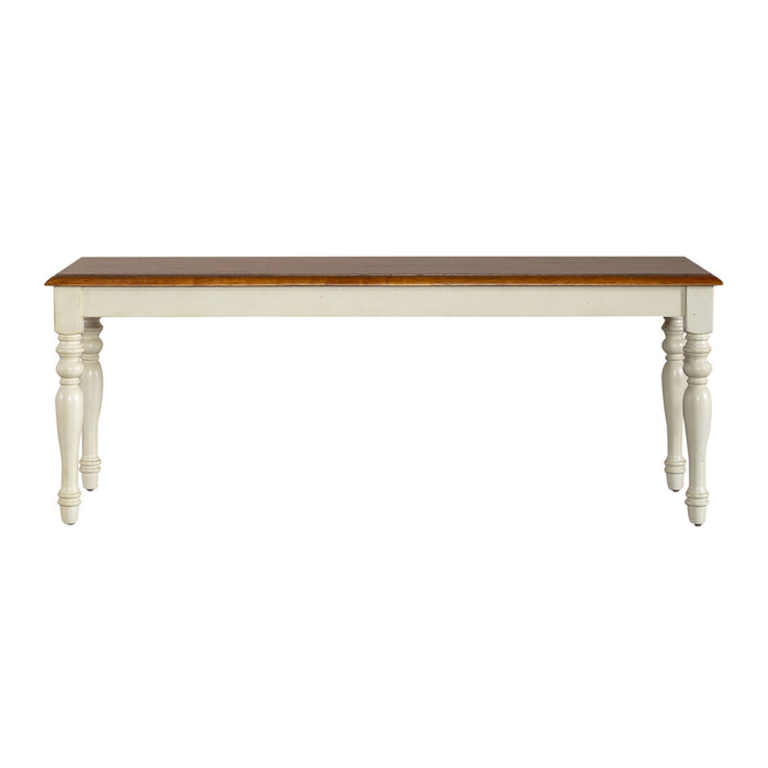 Ocean Isle - Bench - White – Dining Benches by Liberty Furniture at Furniture Wholesale Plus , Nashville furniture store