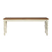 Ocean Isle - Bench - White – Dining Benches by Liberty Furniture at Furniture Wholesale Plus , Nashville furniture store