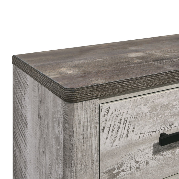 Millers Cove - 2-Drawer Nightstand - Distressed Gray – Accent Nightstands by Elements International at Furniture Wholesale Plus , Nashville furniture store