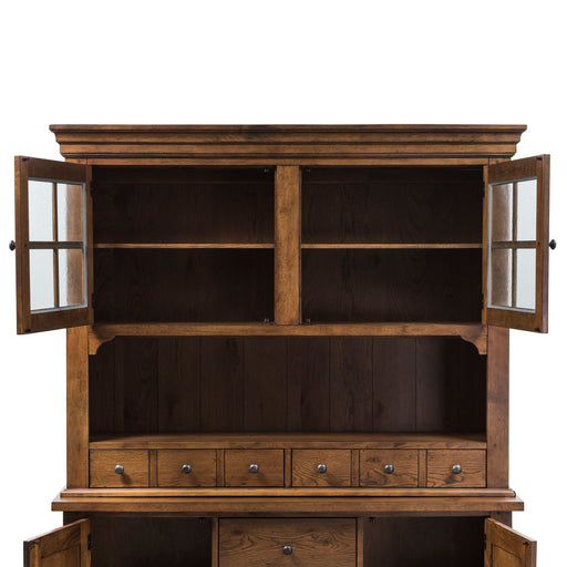 Hearthstone Ridge - Hutch - Light Brown – Hutches by Liberty Furniture at Furniture Wholesale Plus , Nashville furniture store