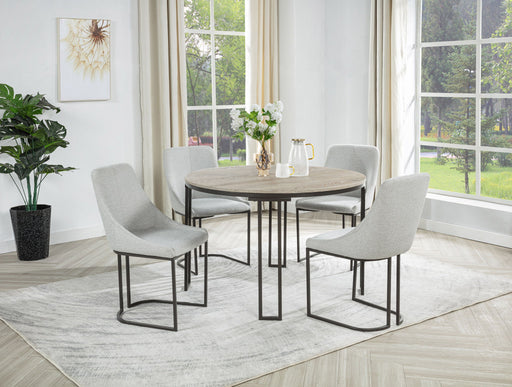 Verano - Dining Table - Natural / Black - Premium Dining Tables from Crown Mark - Just $179! Shop now at Furniture Wholesale Plus  We are the best furniture store in Nashville, Hendersonville, Goodlettsville, Madison, Antioch, Mount Juliet, Lebanon, Gallatin, Springfield, Murfreesboro, Franklin, Brentwood