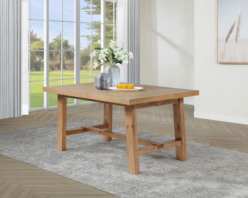 Middleton - Extension Leaf Dining Table - Natural Brown - Premium Dining Tables with Extensions from Coaster Fine Furniture - Just $759! Shop now at Furniture Wholesale Plus  We are the best furniture store in Nashville, Hendersonville, Goodlettsville, Madison, Antioch, Mount Juliet, Lebanon, Gallatin, Springfield, Murfreesboro, Franklin, Brentwood