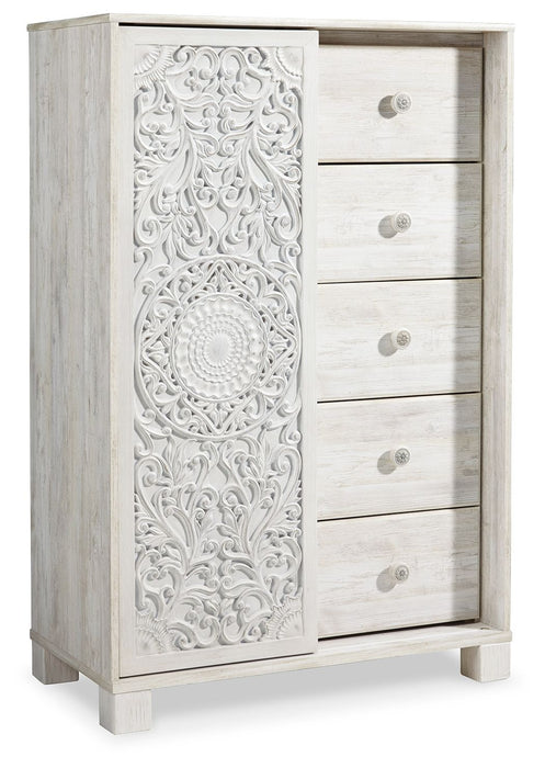 Paxberry - Dressing Chest - Whitewash – Accent Chests by Signature Design by Ashley® at Furniture Wholesale Plus , Nashville furniture store
