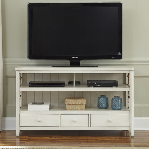 Dockside - TV Console - White – TV Stands by Liberty Furniture at Furniture Wholesale Plus , Nashville furniture store
