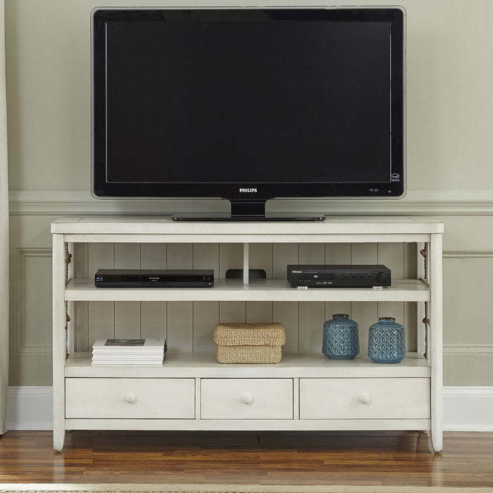 Dockside - TV Console - White – TV Stands by Liberty Furniture at Furniture Wholesale Plus , Nashville furniture store
